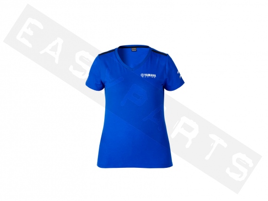 T-shirt YAMAHA Paddock Blu Essentials Amalfi Blu Donna